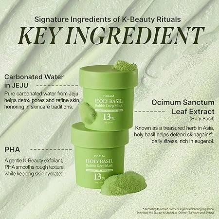Holy Basil Bubble Deep Cleansing Mask