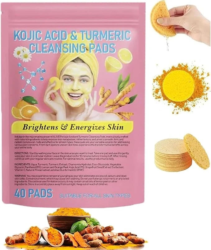 Kojic Acid Turmeric Cleansing Pads