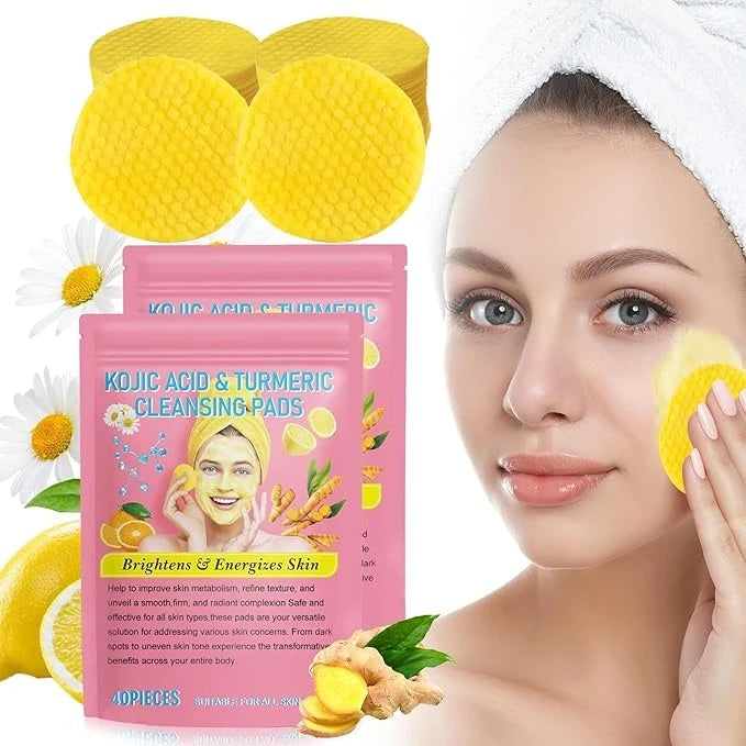 Kojic Acid Turmeric Cleansing Pads