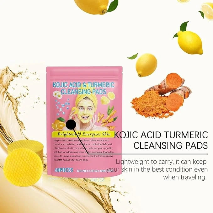 Kojic Acid Turmeric Cleansing Pads
