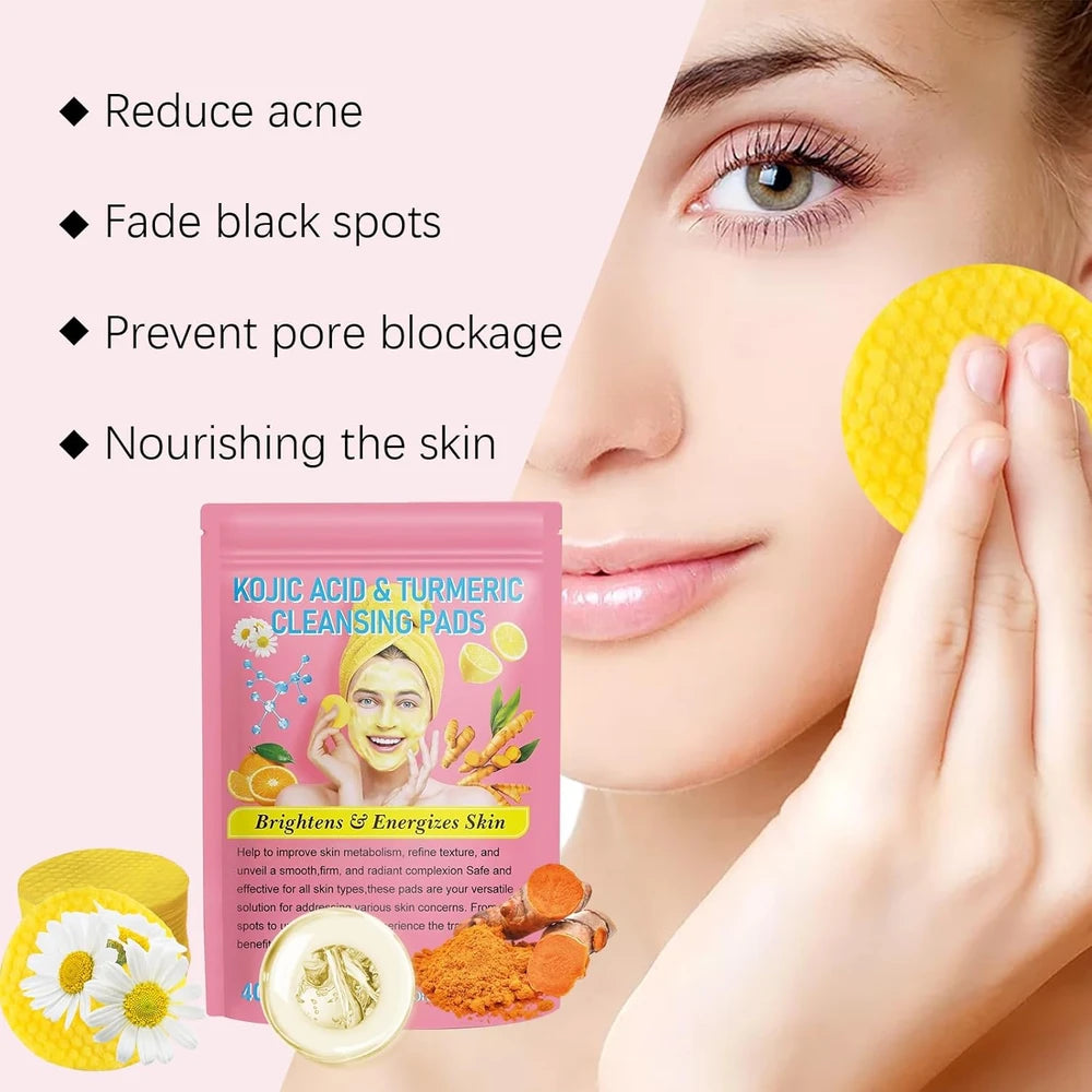 Kojic Acid Turmeric Cleansing Pads