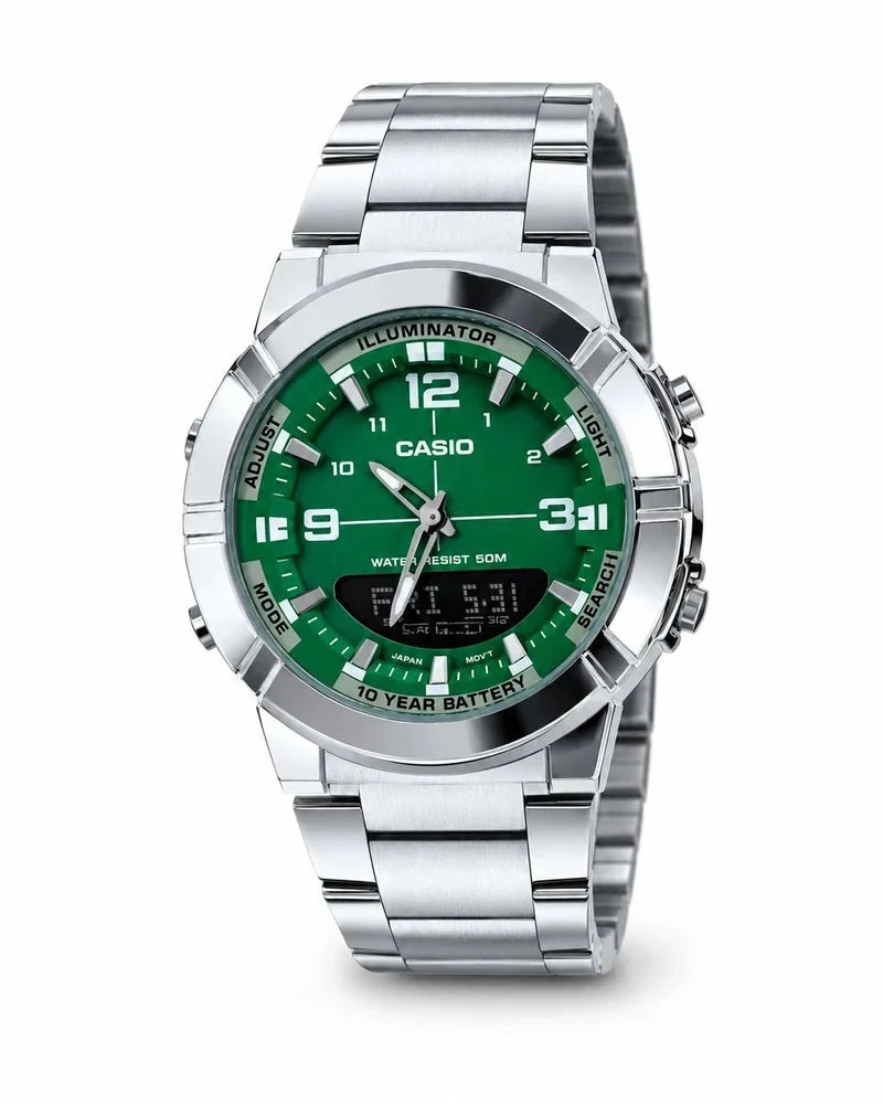Casio Illuminator Stainless Steel Watch
