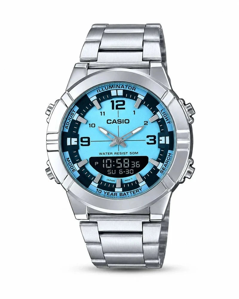 Casio Illuminator Stainless Steel Watch