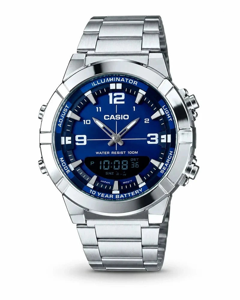Casio Illuminator Stainless Steel Watch