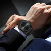 Classic Stainless Steel Arabic Numeral Watch