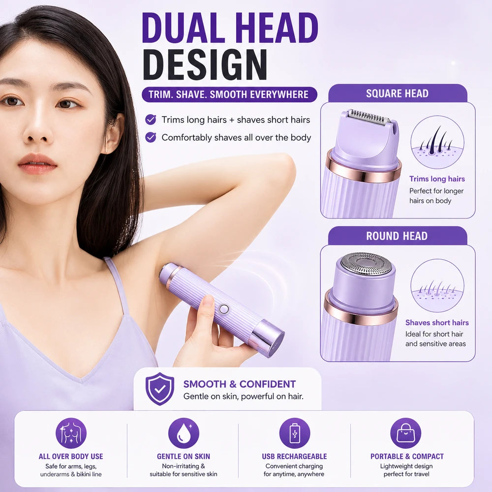 Double Head Electric Shaver