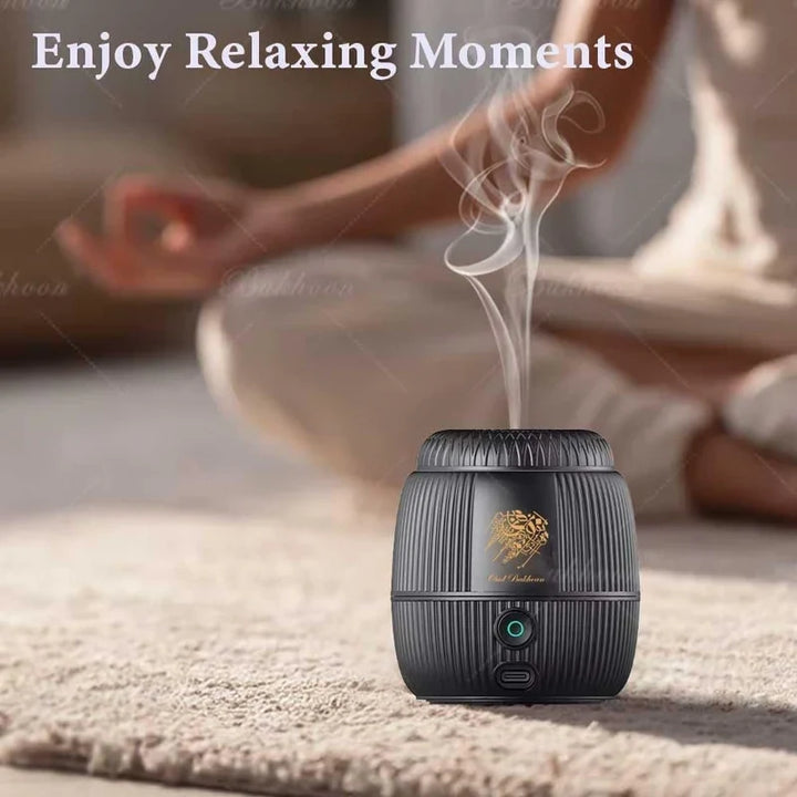 Portable Electric Incense Burner – Rechargeable Travel Oud & Bukhoor Burner