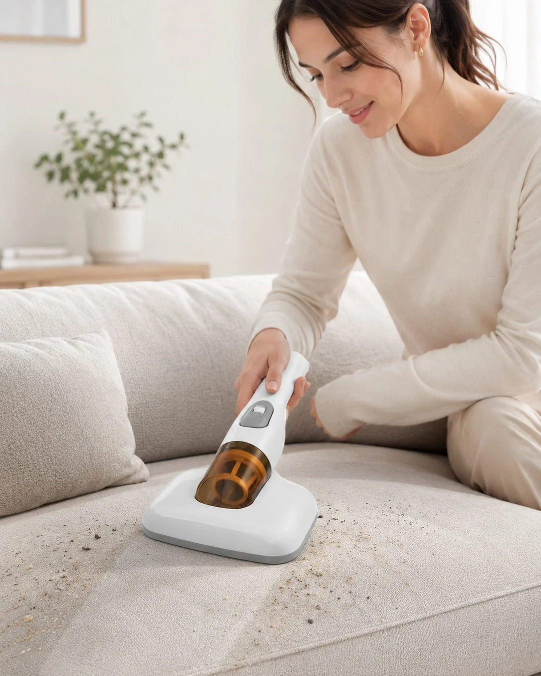 K10 Handheld UV Mite Vacuum Cleaner – High-Power Deep Cleaning Dust Remover