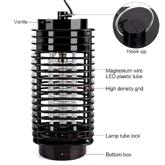 LM-3B Electronic Mosquito Killer Lamp – Indoor Flying Insect Trap with Blue UV Light