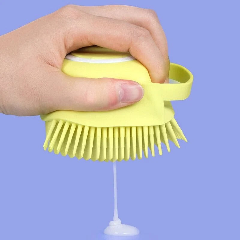 Silicone Massage Bath Brush – Soft Body Scrubber &amp; Shower Massager