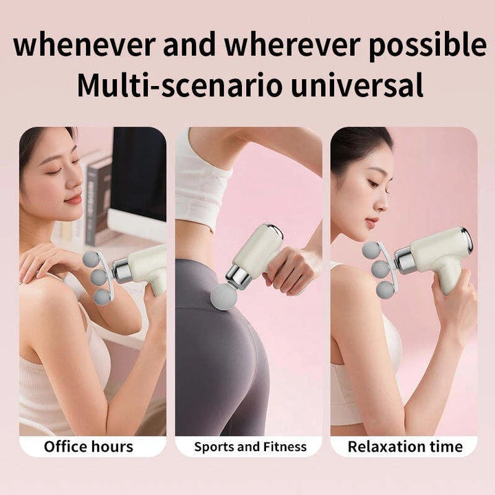 Light Age Fascia Massage Gun – 6-Speed Deep Tissue Muscle Massager