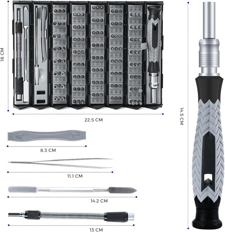 Precision Screwdriver Set 126-Piece – Professional Electronics Repair & Mini Tool Kit