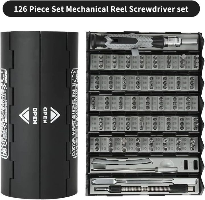 Precision Screwdriver Set 126-Piece – Professional Electronics Repair & Mini Tool Kit