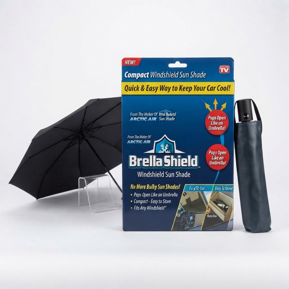 Umbrella-Style Car Windshield Sun Shade