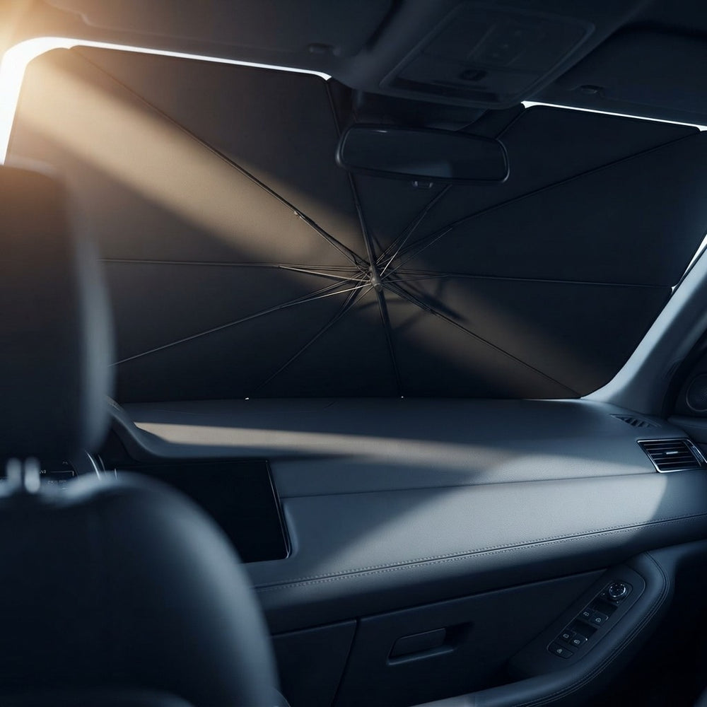 Umbrella-Style Car Windshield Sun Shade