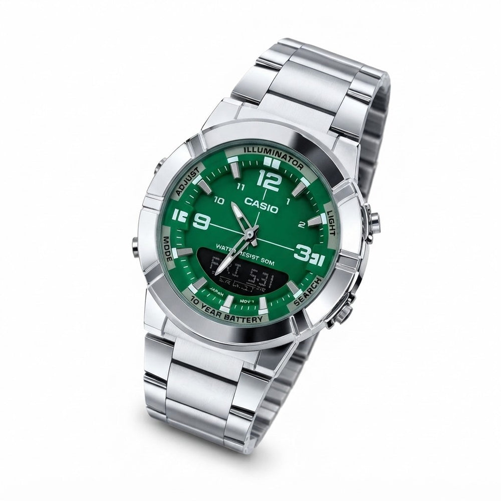Casio Illuminator Stainless Steel Watch