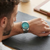Turquoise Dial Stainless Steel Watch