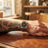 Classic Stainless Steel Arabic Numeral Watch