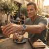 Classic Stainless Steel Arabic Numeral Watch