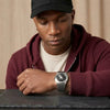 Classic Stainless Steel Arabic Numeral Watch