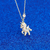 Betoverende Schoonheid met Ketting Hanger